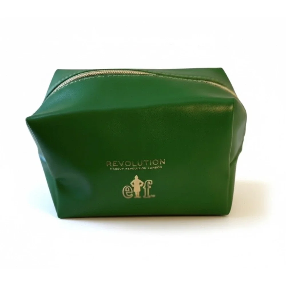 Revolution x Elf the Movie Son of‎ a Nutcracker Green Makeup Cosmetic Bag